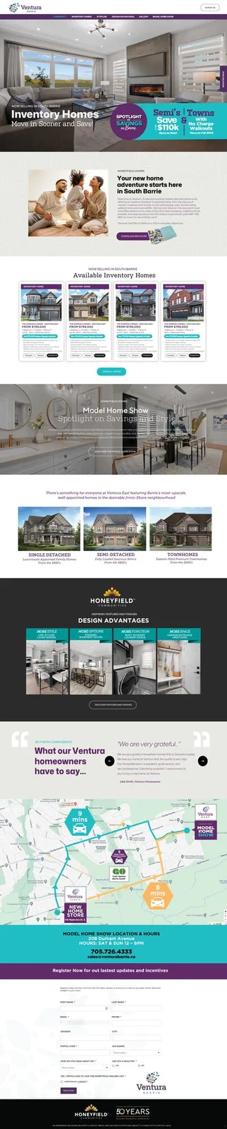 Ventura — ventura website concept 1 p1